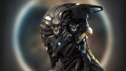 Hollowmorph Deadspace Concept sculpt, armor, warframe, deadspace, zbrush-sculpt, hardsurfacemodeling, 3d, maya2022