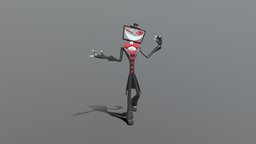 Vox from Hazbin Hotel charactermodel, hazbinhotel, charactermodeling, 3dsmax, zbrush