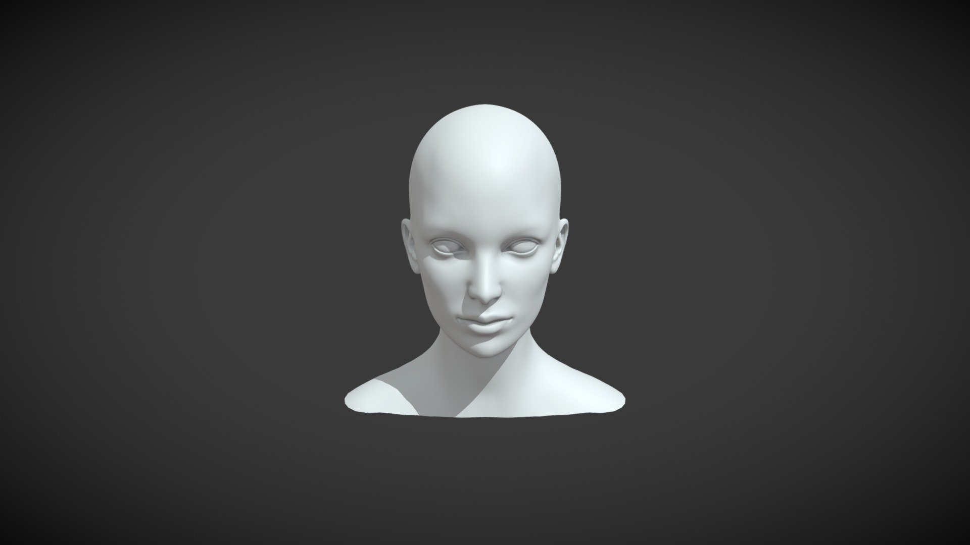Female Head Realistic Base Mesh 3D Model  is completely ready to be used as a starting point to develop your characters.

Good topology ready for animation.

Technical details:




File formats included in the package are: FBX, OBJ, GLB, ABC, DAE, PLY, x3d, BLEND, gLTF (generated), USDZ (generated)

Native software file format: BLEND

Polygons: 63,702

Vertices: 63,567

Blender scene included.

You can purchase the model on FAB: https://www.fab.com/listings/83e53ad8-b4e6-4df7-816a-df30a4c027e9