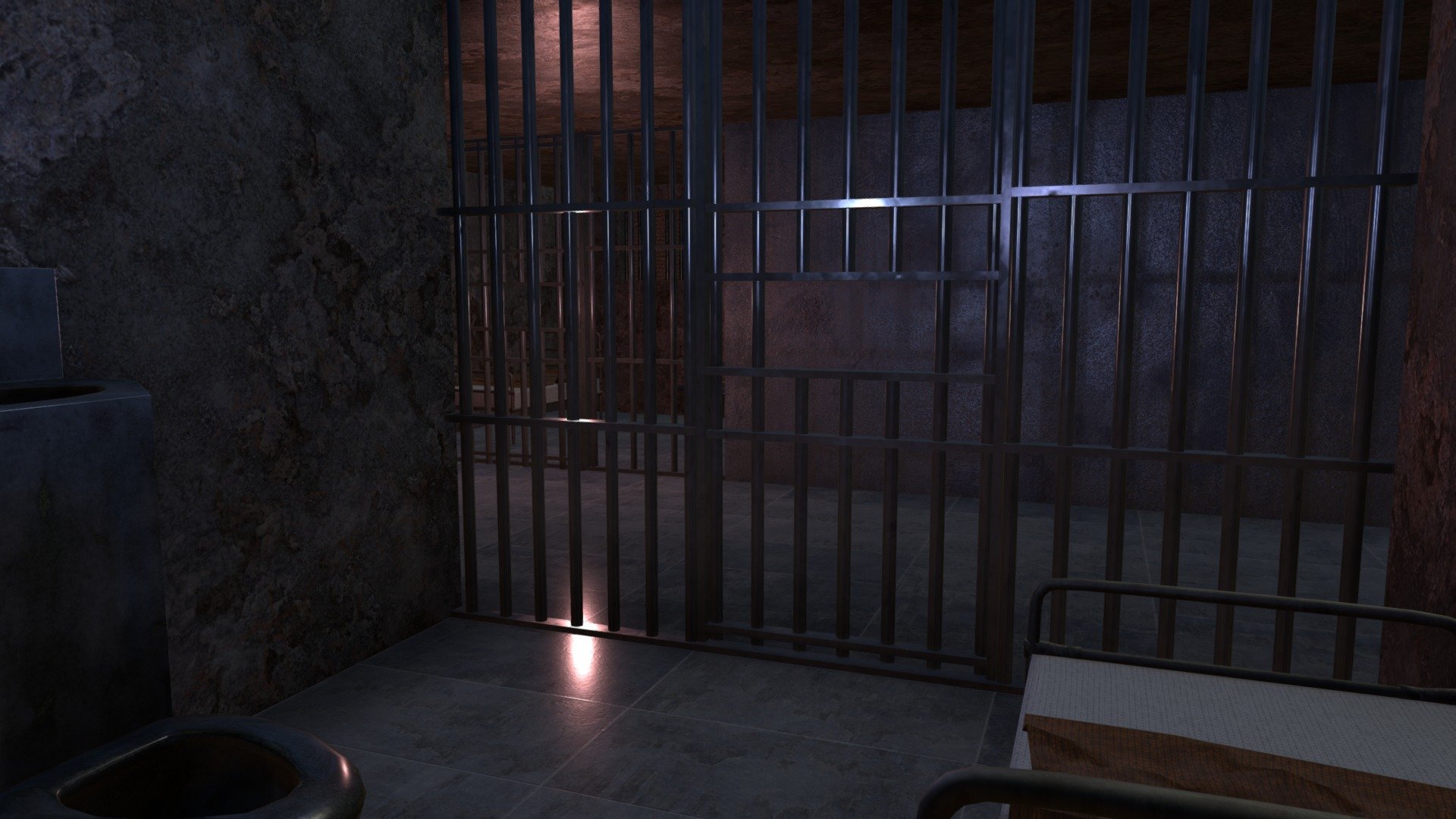 I create this scene for a school project in order to try to test the proportional size with a VR device.