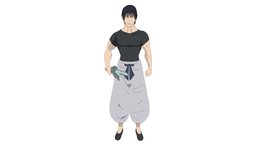 Toji Fushiguro animecharacter, jjk, anime, jujustukaisen, toji, fushiguro