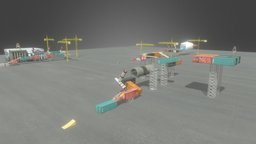 Stunts for Car and Bikes Low-poly cars, bikes, artist, stunts, blender, art, lowpoly, gameready