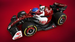 AlfaRomero_C42_2022 style Choro-Q f1, alfaromeo, choroq, toymodel, vehicle, choro-q, noai