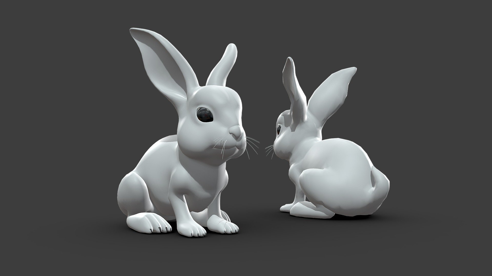 ⬇️Visit the link to get this model on Artstation ⬇️:

https://www.artstation.com/a/47160175
Baby Rabbit character was made with proper mesh flow and UVs unwrapped.

File format:





obj




fbx




maya file




Blender file



Inside the product:





clean topology




Single Udim




unwrapped Uvs for texturing




no overlapping UVs




proper naming and grouping




no unwanted shaders and history.



You May also like:


👉 https://skfb.ly/oQ9oN 👈
