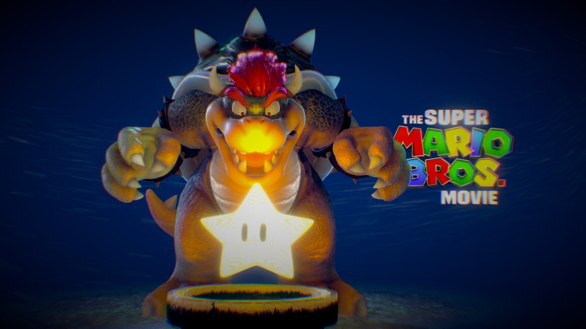 Wait until it loads.  Could take a bit, or not, idk. :)
Thank you for watching it ! It took me a very while to accomplish. He is not exact, but he is still handsome ! 🤗

Bowser is such a beautiful character. Now much more being #JackBlack for sure. So nice to be alive to see it. (hopefully)


EDIT : march/21:
I fixed the overlap belts and flipped body normals 💦 a small improve on  the