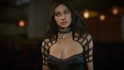 Yennefer - Sorceress Witch body, anatomy, , dress, , , woman, sorceress, anya, witcher, witcher3, yennefer, girl, blender3d, witch, female, magic, noai, chalotra, anyachalotra, vengerberg