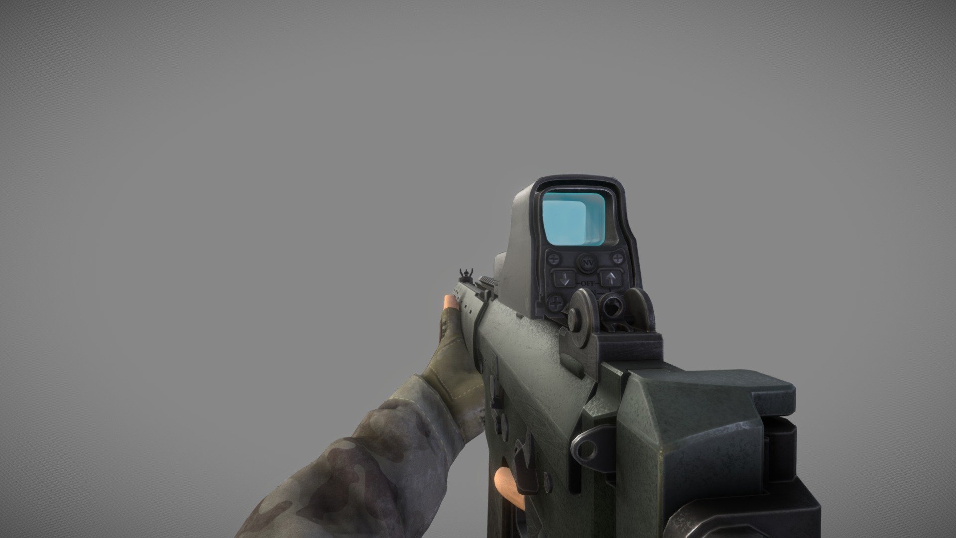 Animated AK5 (Automatic Carbine) + Audio Files.
 

This is the first version of this model. Version 2 contains different hands/arms model and is available HERE.

See also my other models: https://sketchfab.com/bsp/models

Animatons:

- Select

- Putaway
 
- Idle

- Inspect
 
- Move
 
- Run

- Change Fire Mode (automatic/single)

- Fire (Automatic)

- Alternate Fire (Single)

- Reload
 
- Empty Reload
 
- Zoom Idle
 
- Zoom Move
 
- Zoom Fire (Automatic) (Single)

- Zoom Alternate Fire
 
- Melee Attack
 
- Dryfire
