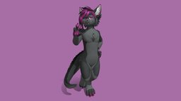 Sin VRChat Avatar anthro, anthropomorphic, furry, vrchat, noai