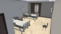 Clinic - Hospital room iv, room, lamp, rail, bed, tv, bedside, stand, pump, adjustable, clinic, doctor, pillow, patient, dental, blanket, table, mattress, treatment, hospital, surgeon, pole, syringe, curtain, healthcare, clinical, location, privacy, facility, consultation, examination, infusion, chair, medical, interior, environment, overbed