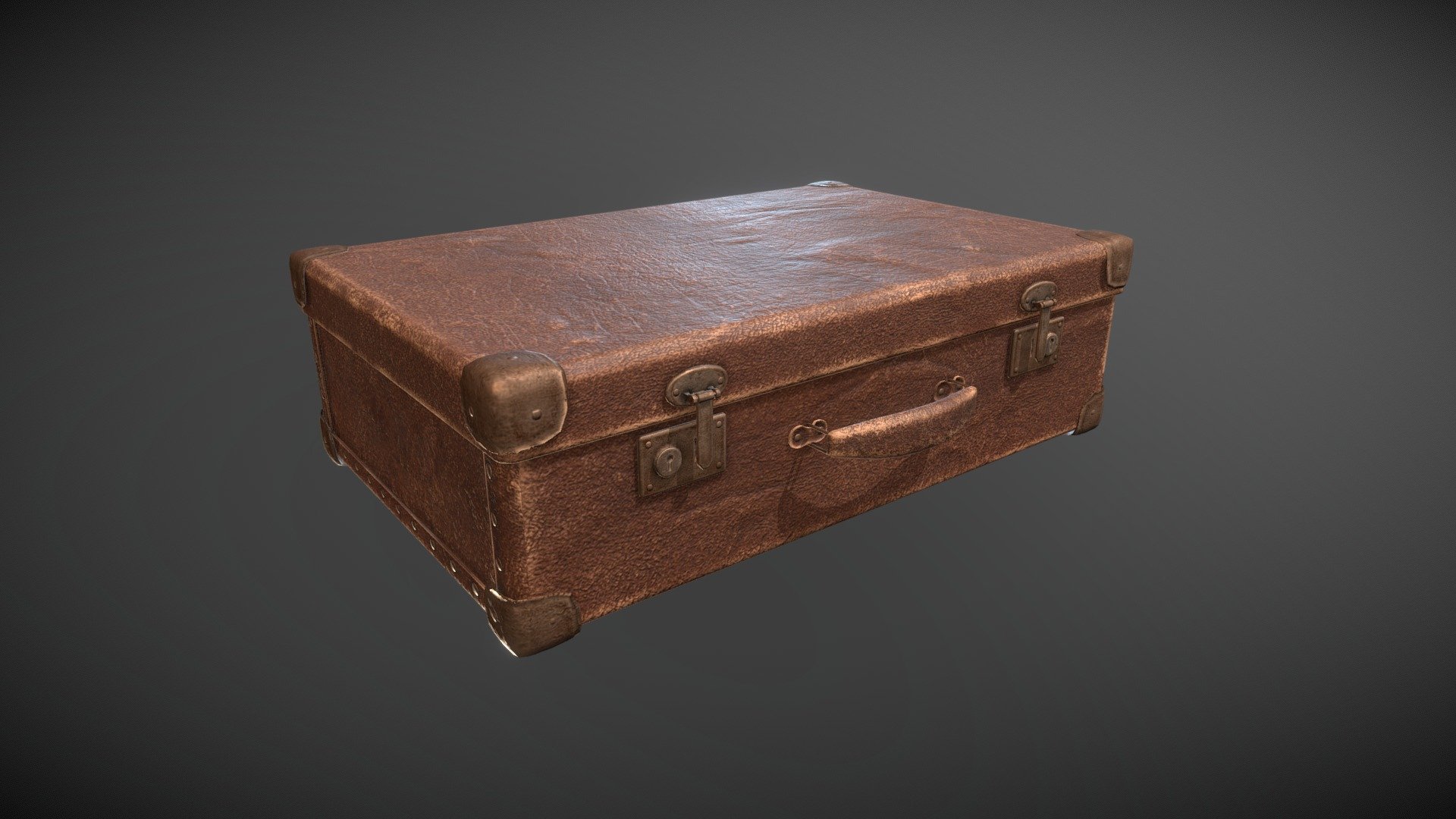 A game ready used suitcase for your 3D environment.

Includes 1K and 2K texture sets (Albedo, Roughness, Metalness, Normal, AO).