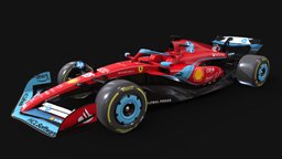 F1 Ferrari SF-24 ferrari, f1, formula1, 3dmodel, ferrarif1, ferrarissf24, formula12024, sf24
