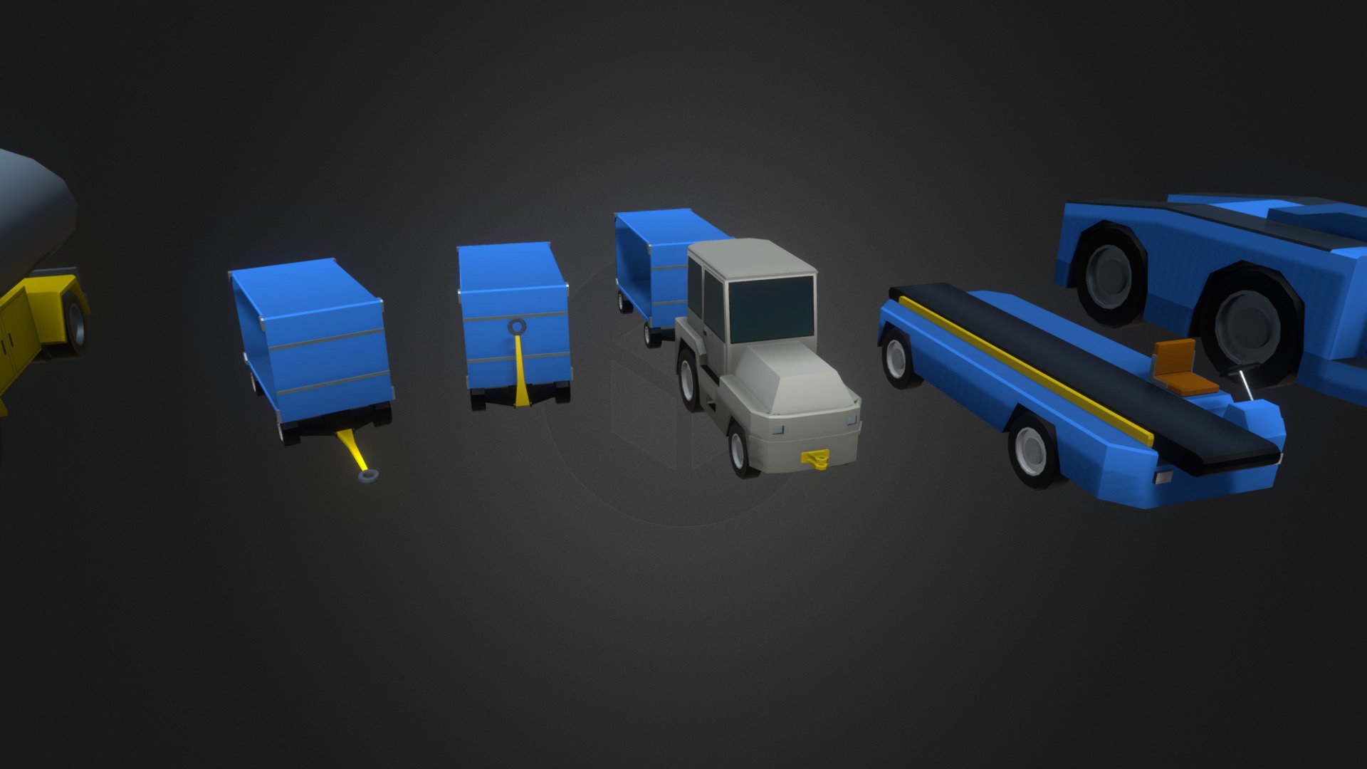 Airport Vehicle Models for my Kodiak Model set