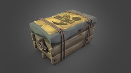 Sea of Thieves - Storage Crate (Resource Crates) food, crate, dd, xbox, videogame, chest, boardgame, treasure, captain, beach, rare, dandd, dungeons-and-dragons, seaofthieves, sot, wood, steam, container
