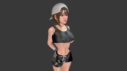 Girl 7 bat, , , woman, bikini, baseballbat, girl, female