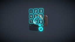 DoorLock_Victorian victorian, steampunk, lock, locker, retrofuturism, doorlock, number-lock, door