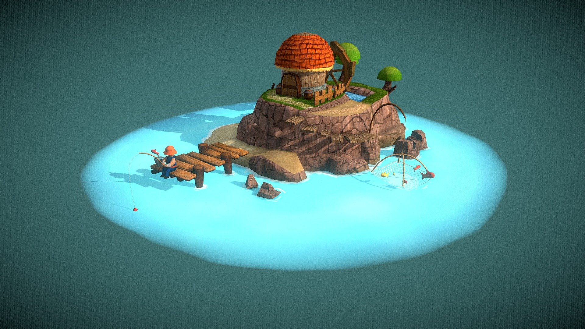 Final Project for Assignment - Diorama of Secret Island