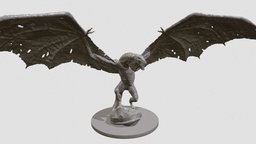 Vhagar - House of the dragon stl, beast, anatomy, bat, animals, muscles, 3dprintable, roar, got, wings, claws, figurine, gameofthrones, scales, reptile, daenerys, targaryen, drogon, daemon, fantasy, dragon, gold, daenerys-targaryen, houseofthedragon, viserys, hotd, vhagar, caraxes, aemond