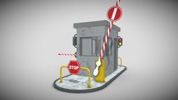 3D Security Guards bar, object, gate, rail, railroad, exterior, traffic, transport, security, road, entrance, unreal, guard, entry, obj, cabin, railway, ready, barrier, service, booth, boom, fbx, realistic, old, parking, crossing, stop, modeling, unity, unity3d, asset, game, 3d, vehicle, low, poly, model, car, interior, environment, enine