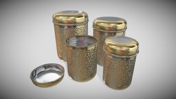 Food Containers - Cylu quad, food, india, metal