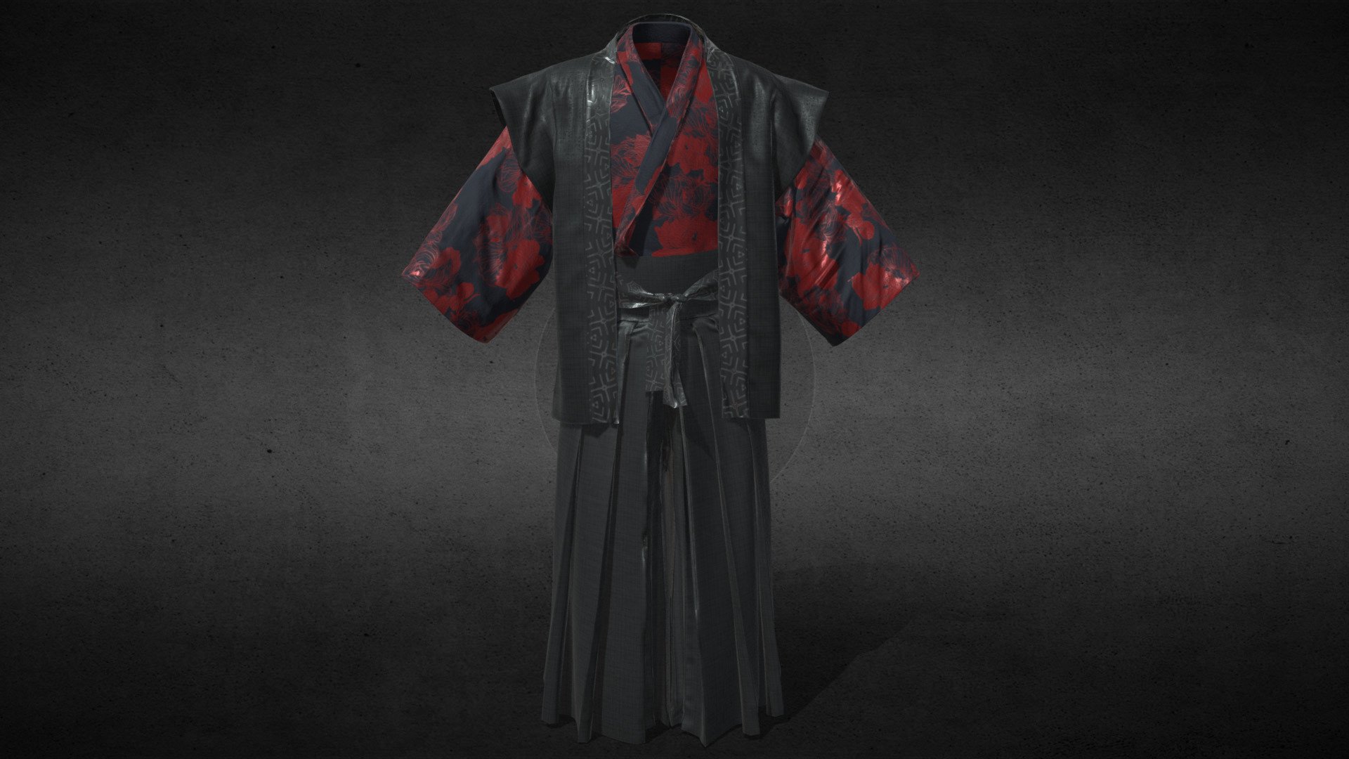 Japanese Traditional Outfit. Game Ready. PBR Based 4K Texture.