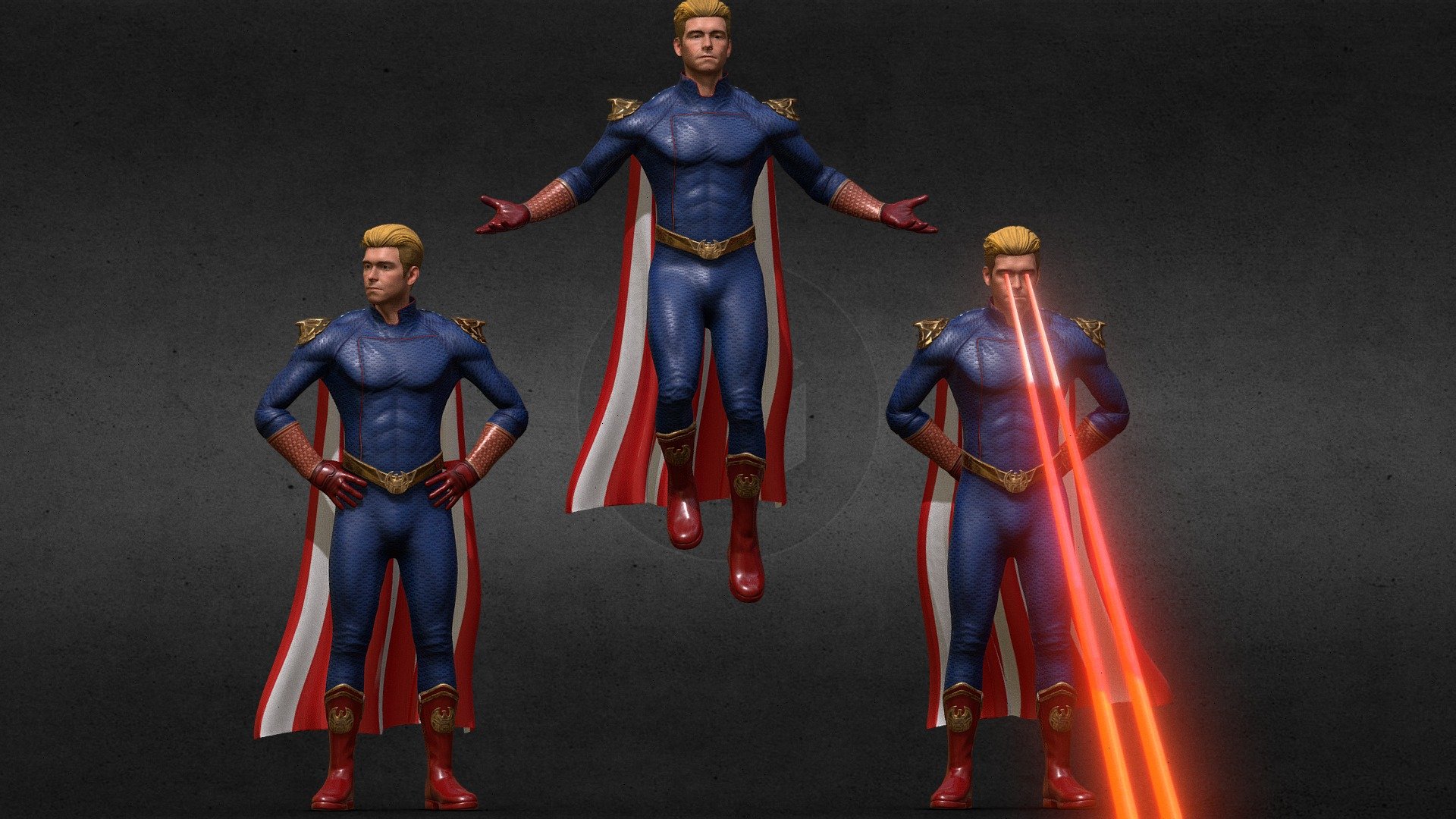 homelander the boy tv series 
download rigged file here https://shorturl.at/sZ015