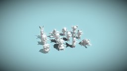 Cartoon Animals Animated Base Mesh 12 3D Models base-mesh, cartoon-animal, stylized-animal, noai, animated-animal, stylized-owl-base-mesh, stylized-squirrel-base-mesh, stylized-rabbit-base-mesh, stylized-frog-base-mesh, stylized-ara-parrot-base-mesh, stylized-lion-base-mesh, stylized-tiger-base-mesh, stylized-wolf-base-mesh, stylized-fox-base-mesh, stylized-hound-dog-base-mesh, stylized-koala-base-mesh, stylized-kangaroo-base-mesh, cartoon-animal-base-mesh, stylized-animal-base-mesh, animated-animal-base-mesh, rigged-animal-base-mesh