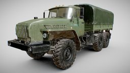 🚛Ural-4320-31🚛 truck, russian, 3ds-max, marvelousdesigner, marvelous-designer, substancepainter, substance, vehicle, pbr, substance-painter, car, zbrush