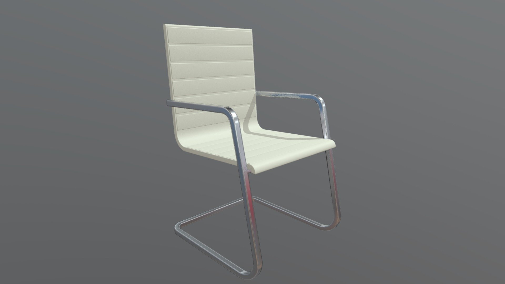 A model of the office chair made with Blender and textured with Substance Painter