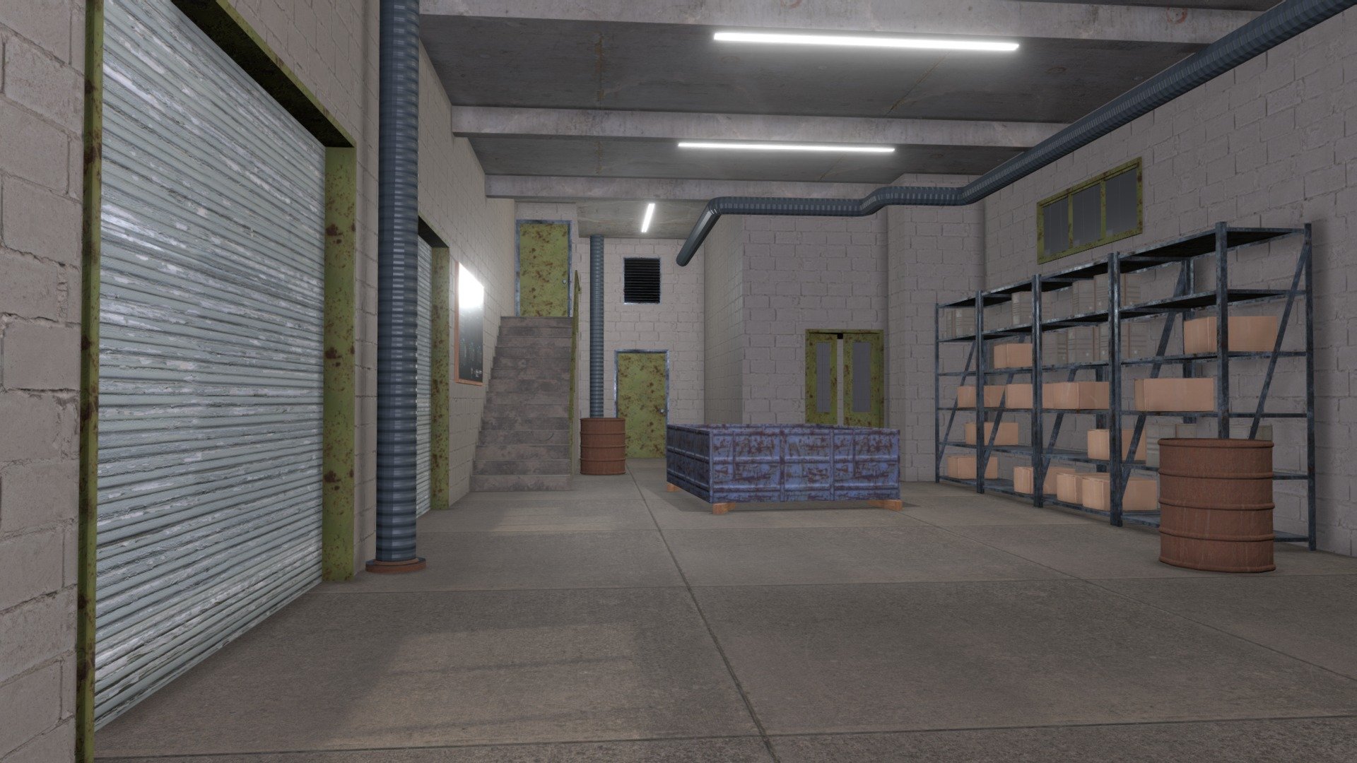 Warehouse Maintenance Room