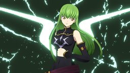 C.C from Code Geass codegeass, animegirl, vrchat, animecharacter, vrchat_avatar, vrchatavatar, anime, noai