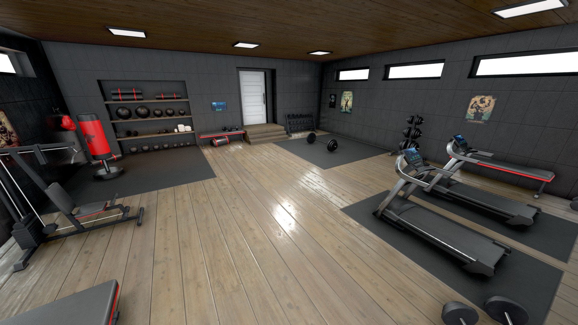 Explore a range of workout equipment, from dumbbells to a treadmill, and take your virtual workouts to new heights. Perfect for VR fitness enthusiasts seeking realistic and engaging workout environments. Elevate your fitness journey with this professionally designed VR home gym in a garage.

Available on FAB: https://www.fab.com/listings/033c9704-67b4-4c91-9b90-26d41ccc3e8b
