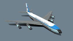Boeing VC-137C Air Force One boeing, usaf, airliner, american, president, aircraft, cargo, 737, 707, usa, kc135, stratoliner, stratotanker