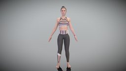 Fitness woman ready for animation 454 body, cute, style, archviz, scanning, people, pose, standing, , photorealistic, top, sports, fitness, gym, bodyscan, realistic, training, woman, yoga, athletic, peoplescan, femalecharacter, tracksuit, sportswear, leggings, apose, readyforanimation, readyforgame, photoscan, realitycapture, photogrammetry, lowpoly, scan, female, human, sport, highpoly, ready-to-rig, scanpeople, deep3dstudio, redlips, realityscan