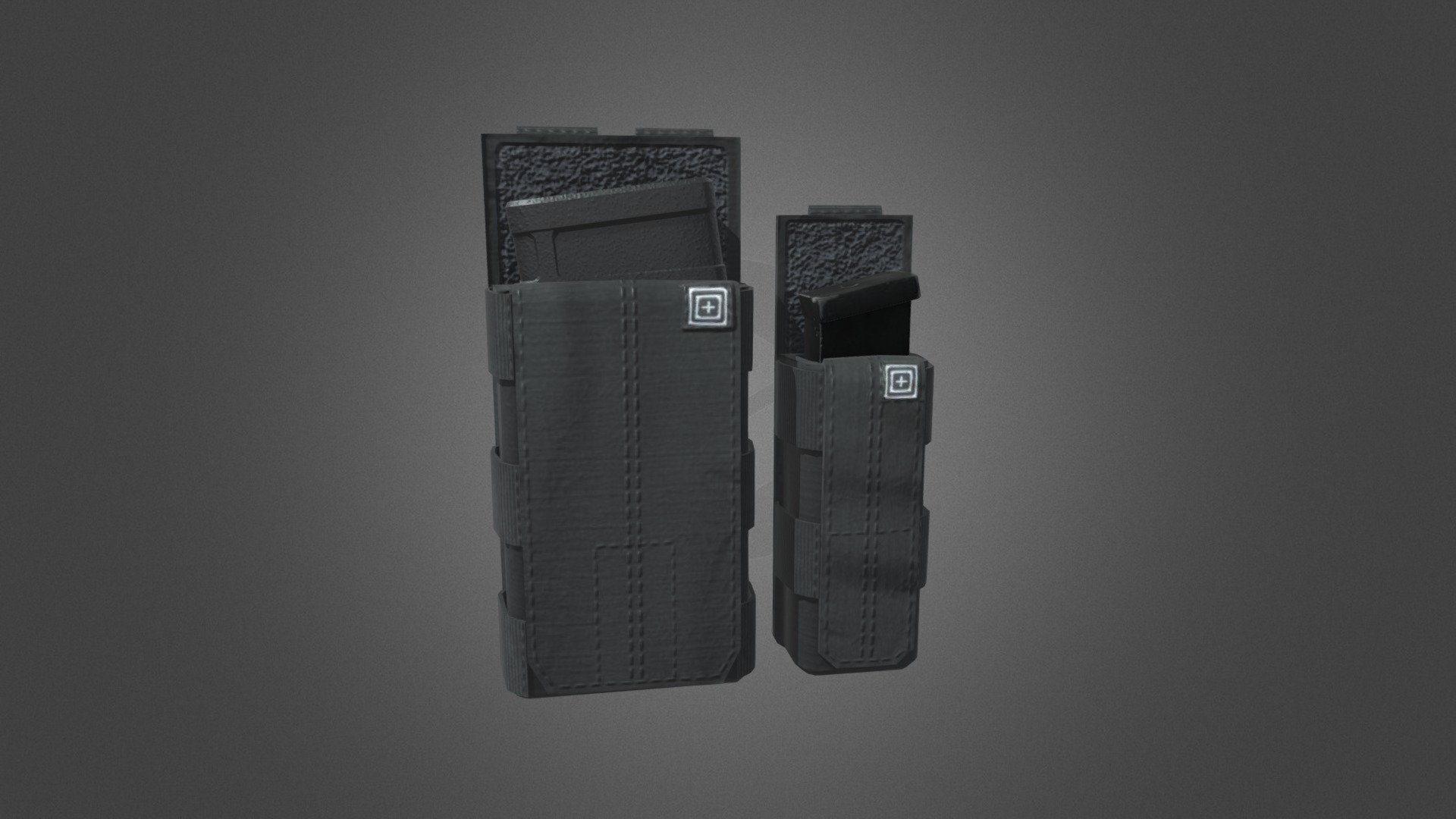 Small asset, supposed to be used on a molle vest, thus the 1024x1024 texture set for the whole.