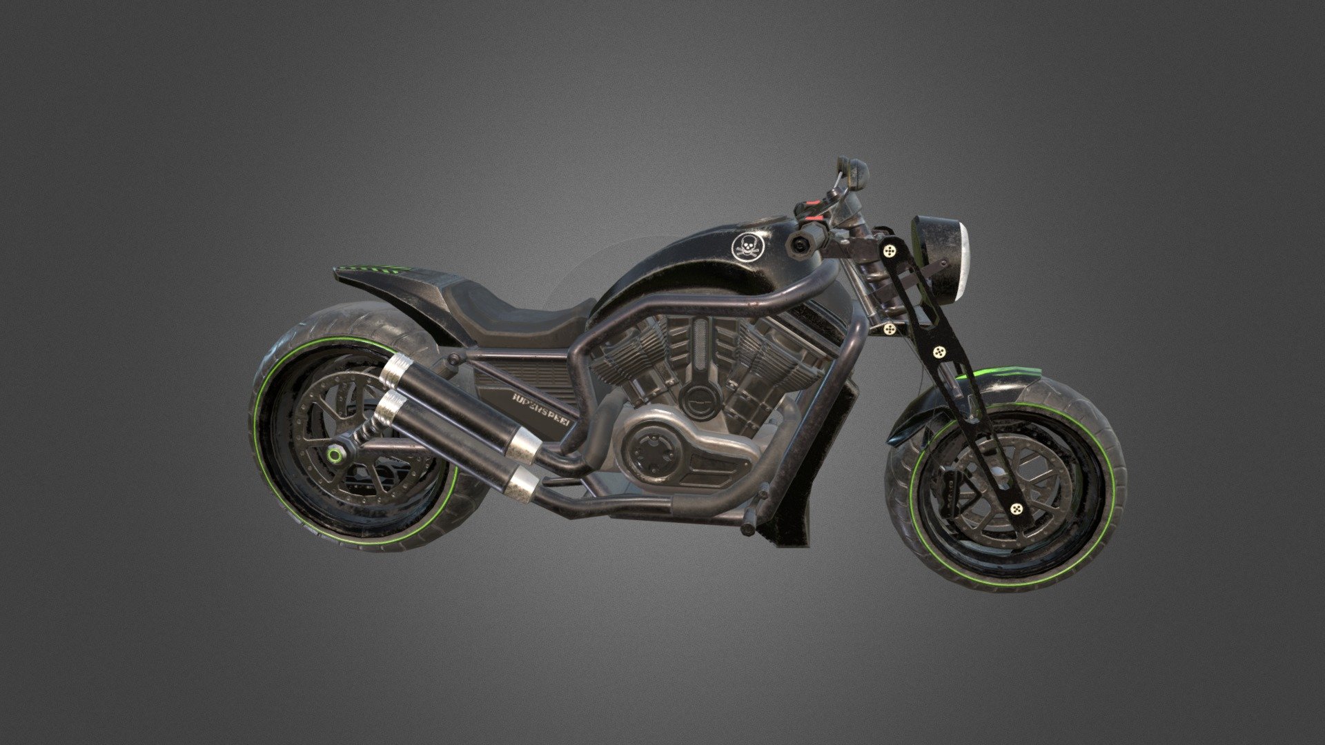 This is an exectise about motorbike.I call it Superspeed.