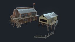 Sleds fabric | Anno 1800 fanart fanart, winter, snow, fabric, dogs, anno, antarctica, substancedesigner, husky, 18th-century, 1800, industrialrevolution, syberia, substancepainter, pbr, building, sleds