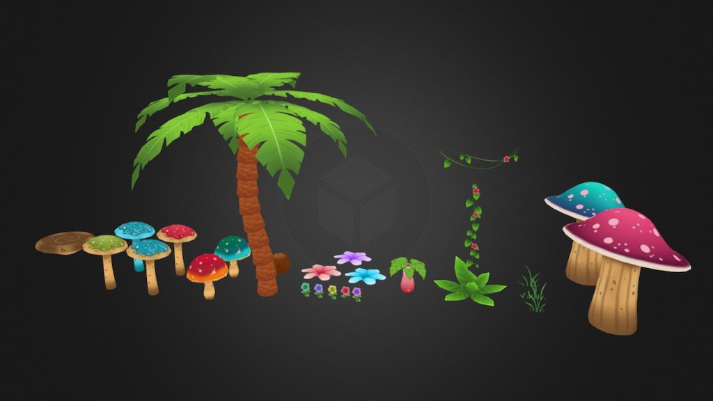 Vegetation used for Clayton's Quest!
