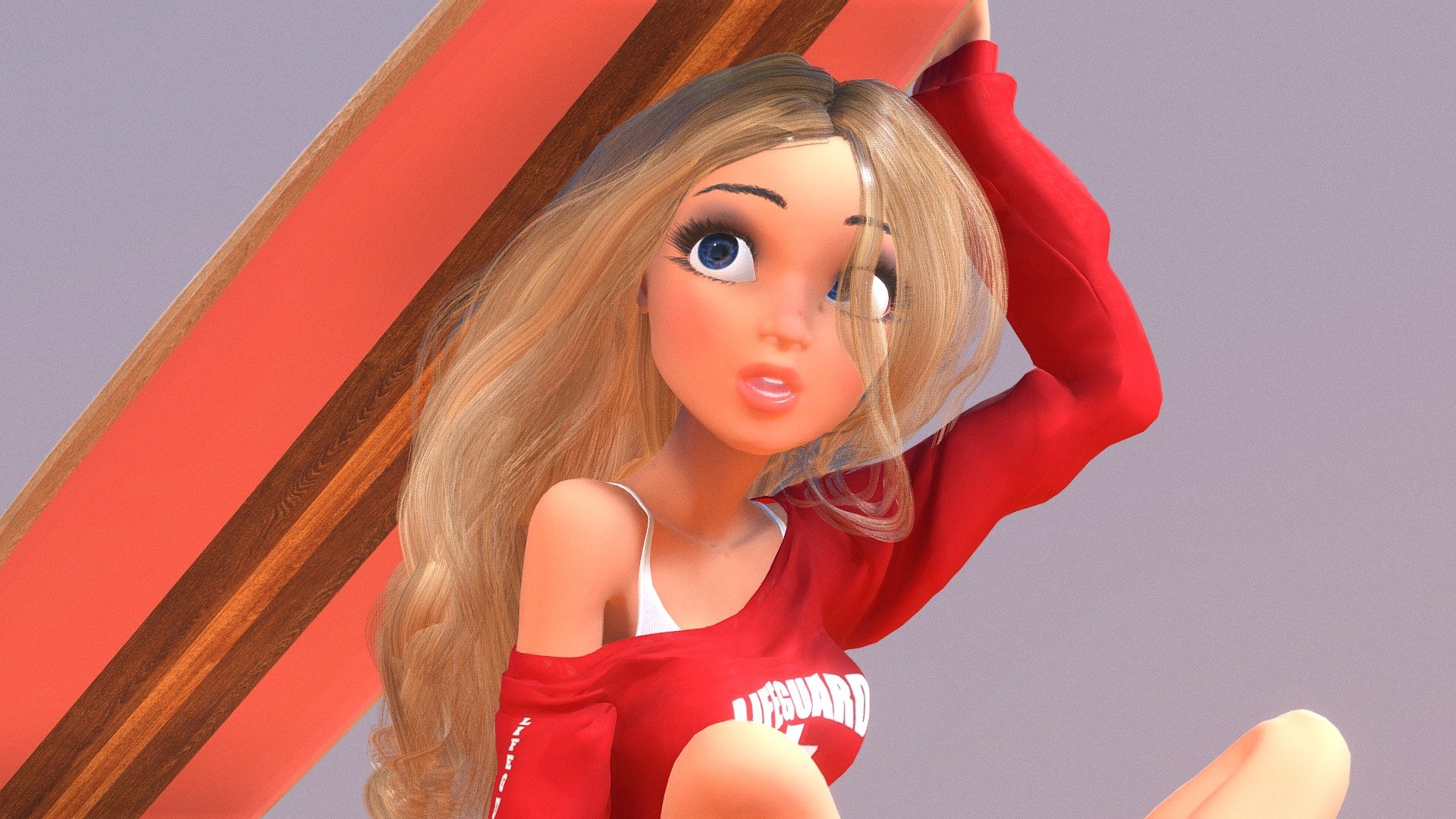 
The California Girl is a stylized character made in Blender 2.91. She is made for use with Blender and V-tubing. She comes with a .blend and a vrm file. She also comes with the unity package that was used to make the VRM so you can customize your own vrm. She has a couple outfits and all parts are textured including normals, and she has a full rig with expressions for both Blender and Vtubing, and she comes with blender, vrm and unity files.

For sale on ArtStation $34.99

Model and Rig walkthrough video