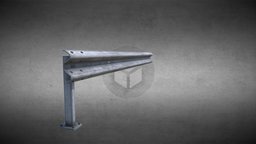Guardrail / Schutzplanke / Leitplanke road, unrealengine, guardrail, leitplanke, cityprop, schutzplanke, crashbarrier