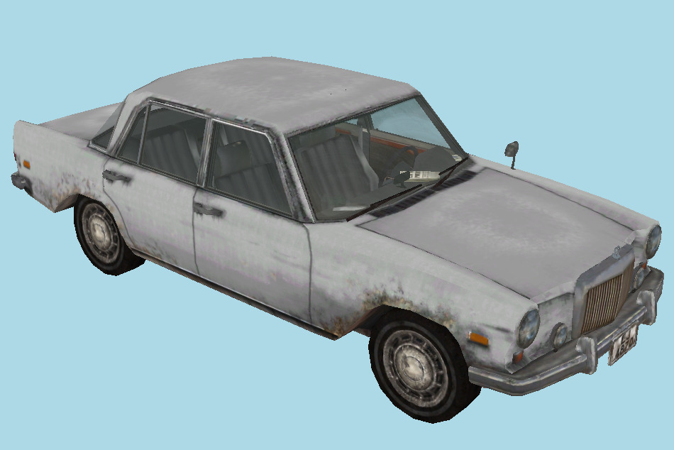 Mercedes-Benz W110 Sedan Car 3d model
