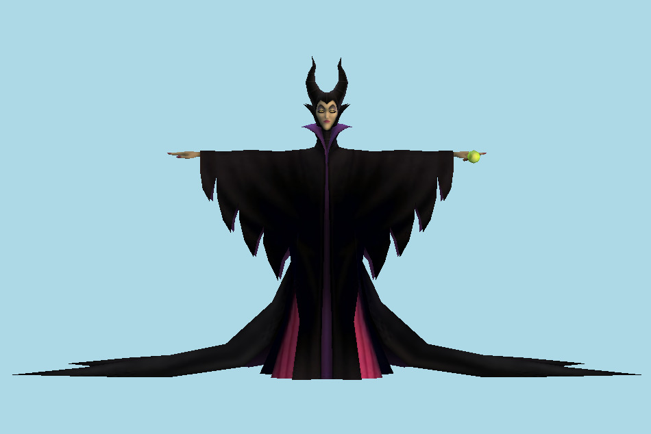 Kingdom Hearts Maleficent 3d model