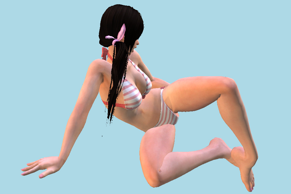 Dead or Alive 5 - DOA LR - Hot Summer - Kokoro Girl Pose 3d model