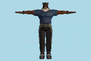 Tekken King tekken, character, tiger, people