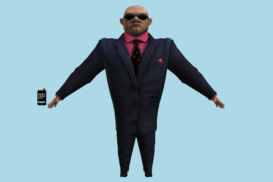 Guard Man Night Club 3d model