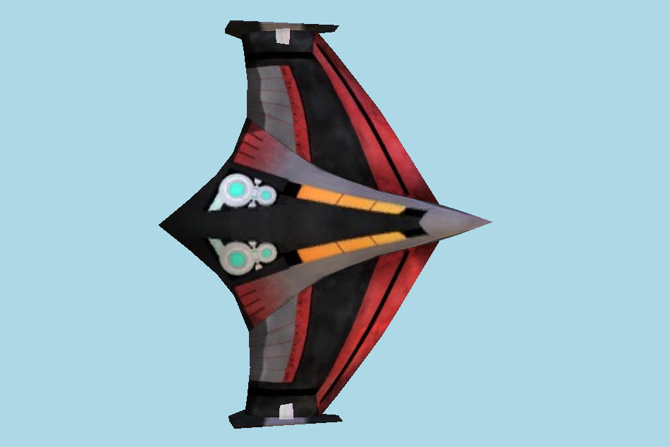 Sonic the Hedgehog (2006) Glider 3d model