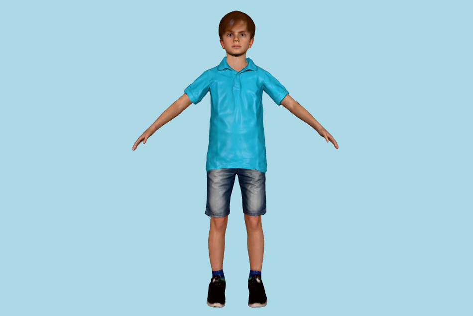 Tyler Kid 3d model