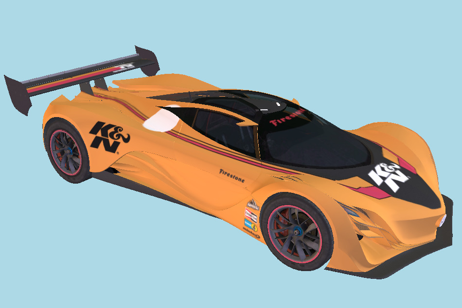 Mazda Furai Car 2008 3d model