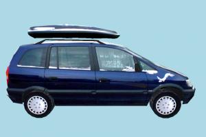 Travel Car Low-poly travel-car
