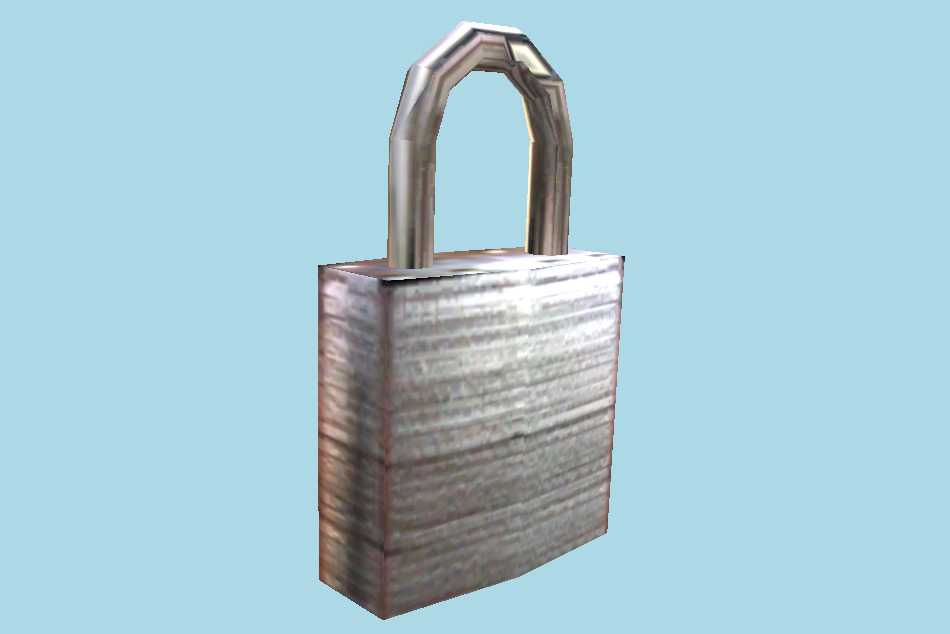 Padlock 3d model