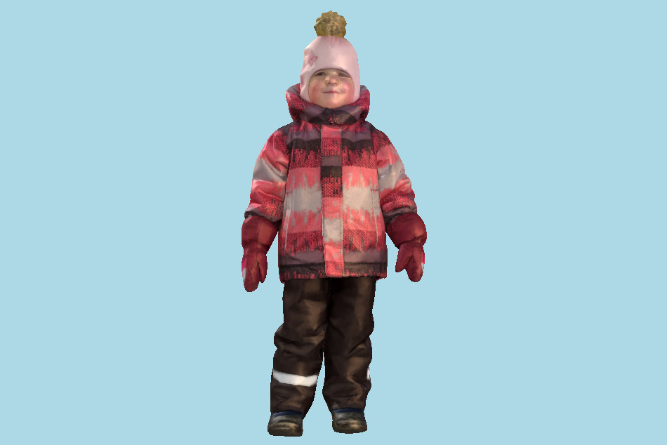 Kid 3d model